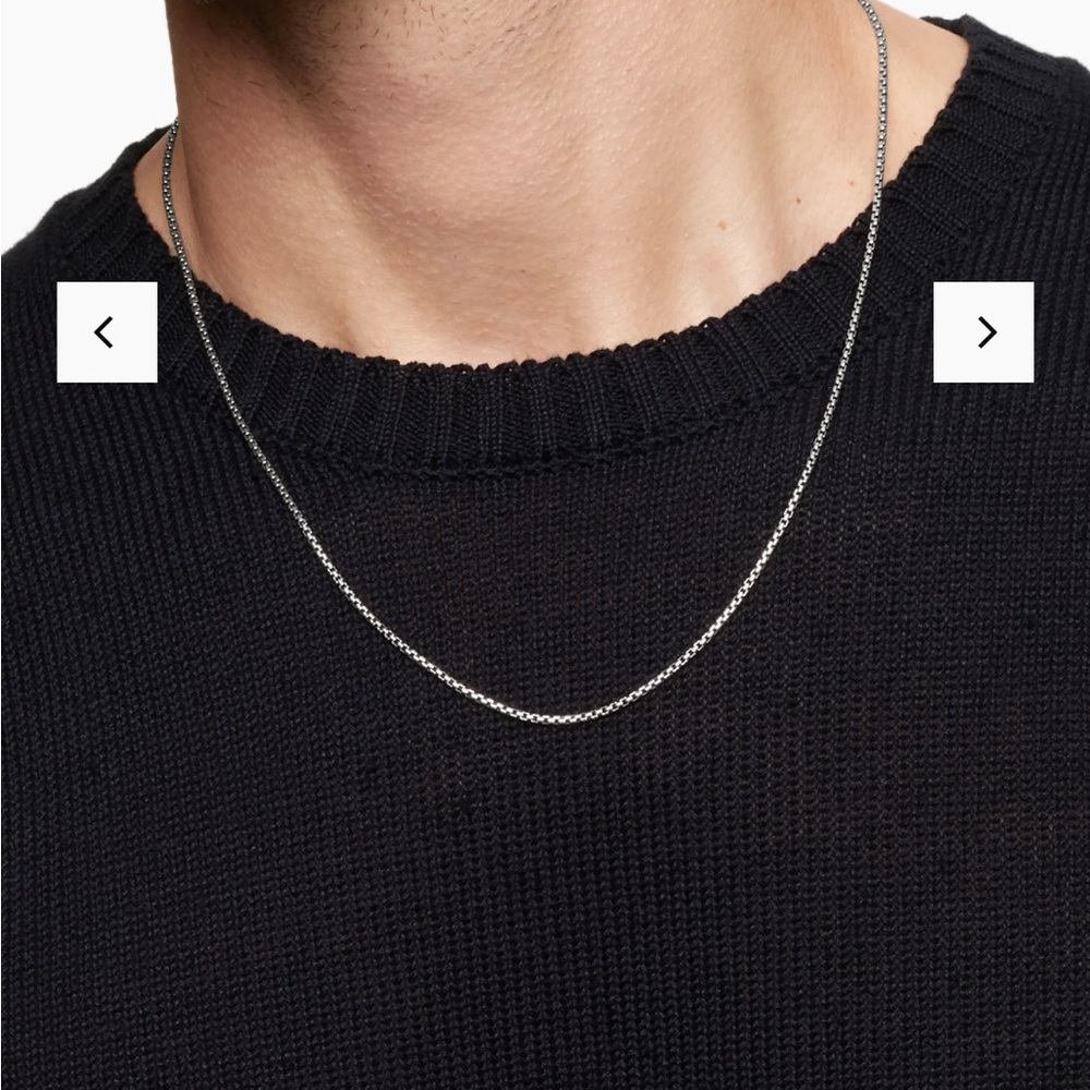David Yurman Silver Chain Necklace